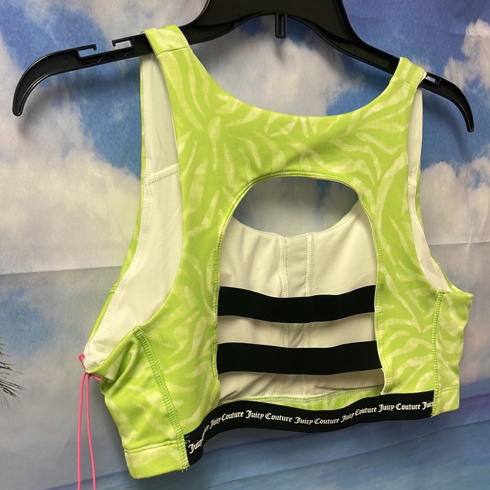 Brand new with tags Woman’s Juicy Couture Sport - Z-pop bra. Size is Large. - Picture 8 of 14